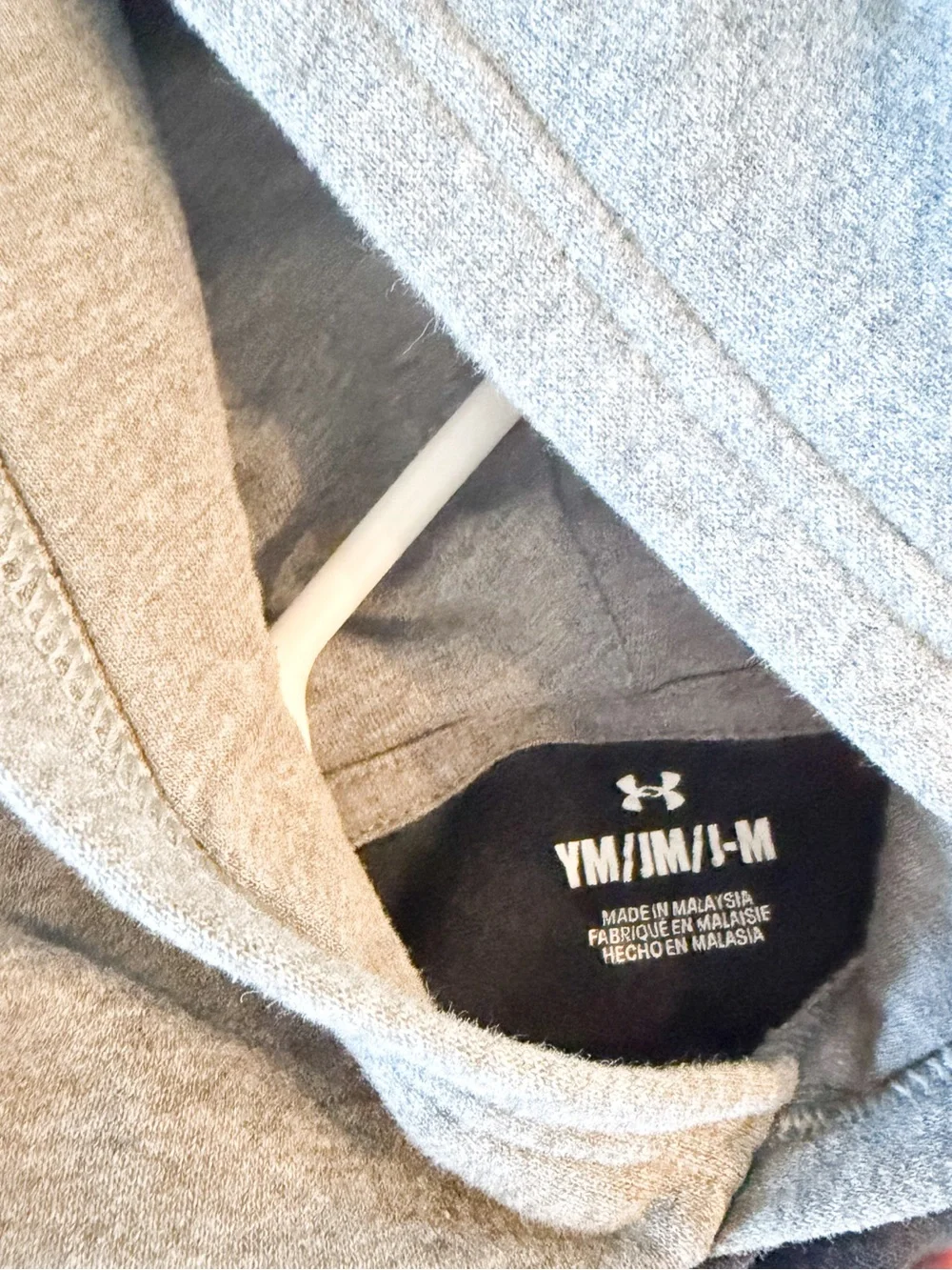 Under Armour Boys' Black & Gray Logo Hoodie YM